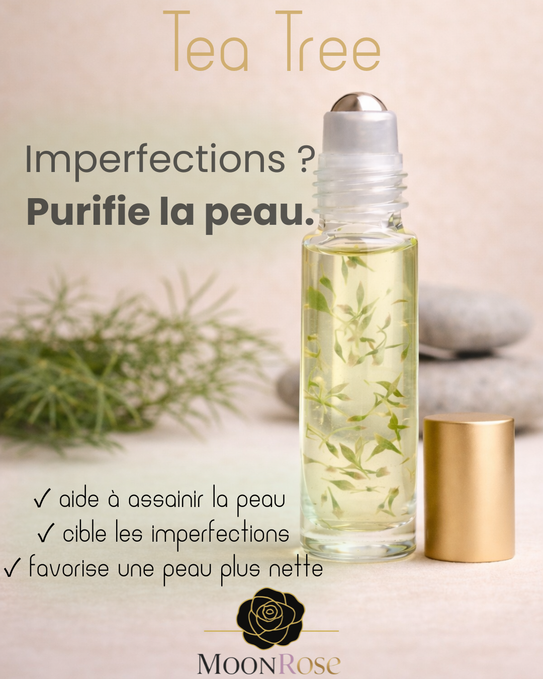 Tea Tree Oil Roll-On for Face – 10ml