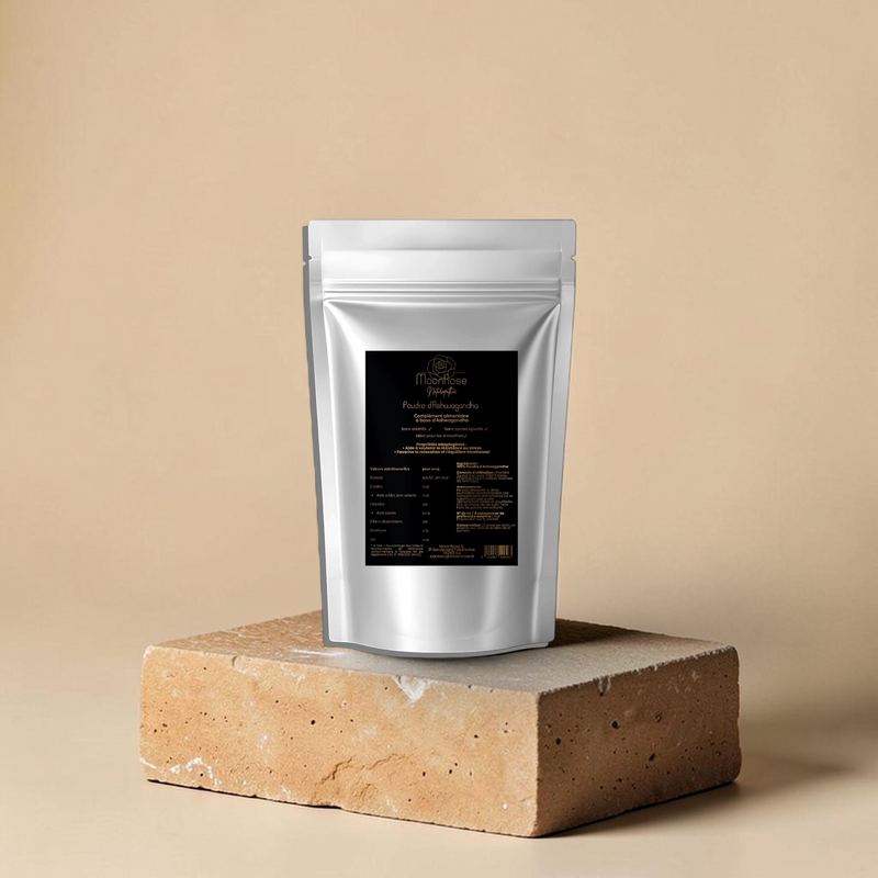 Ashwagandha Bio en Poudre — Sérénité & Énergie Naturelle | 500g