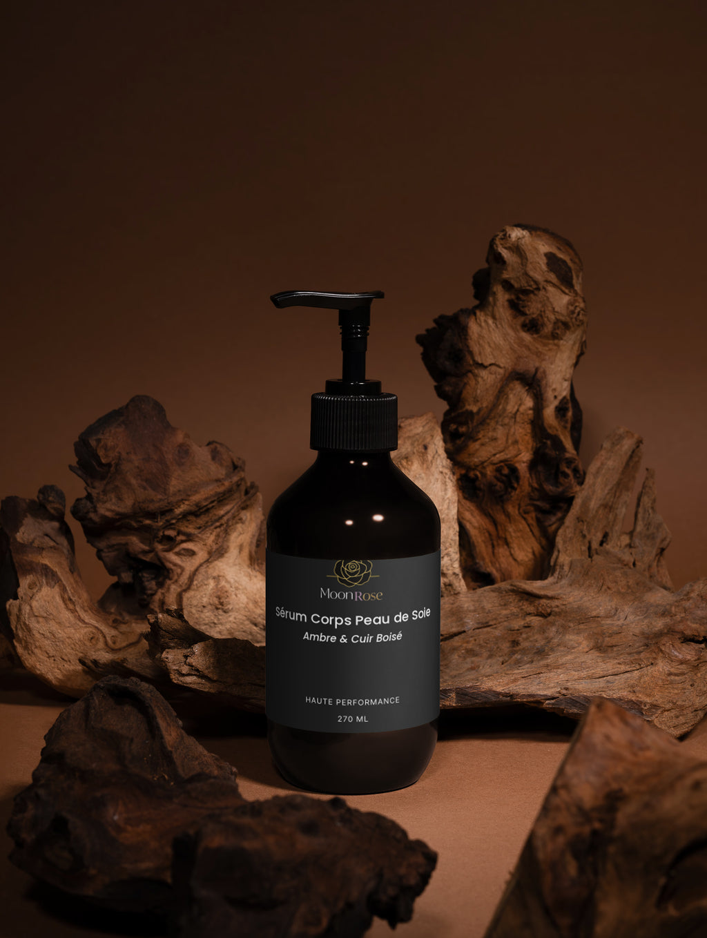 Sérum Corps Peau de Soie — Ambre & Cuir Boisé