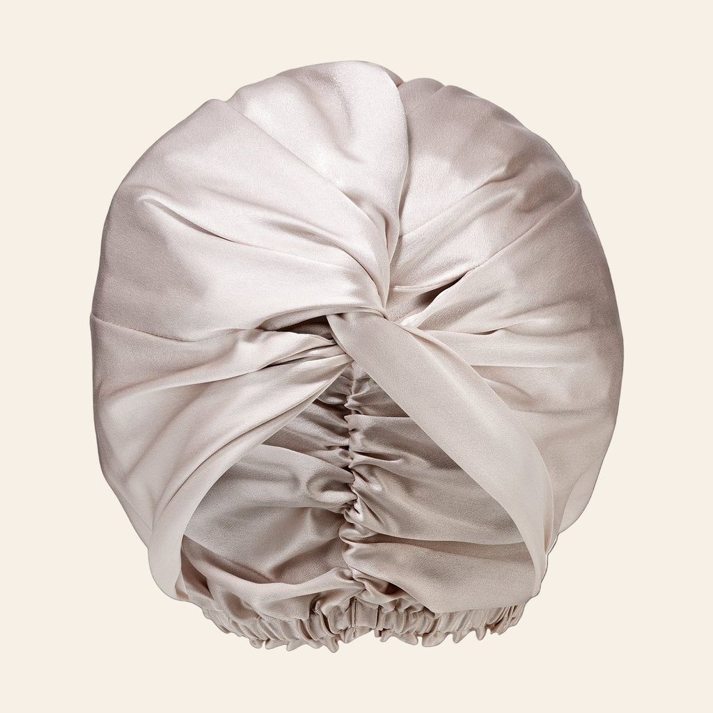 Bonnet en Soie de Mûrier | Turban Nuit Luxe