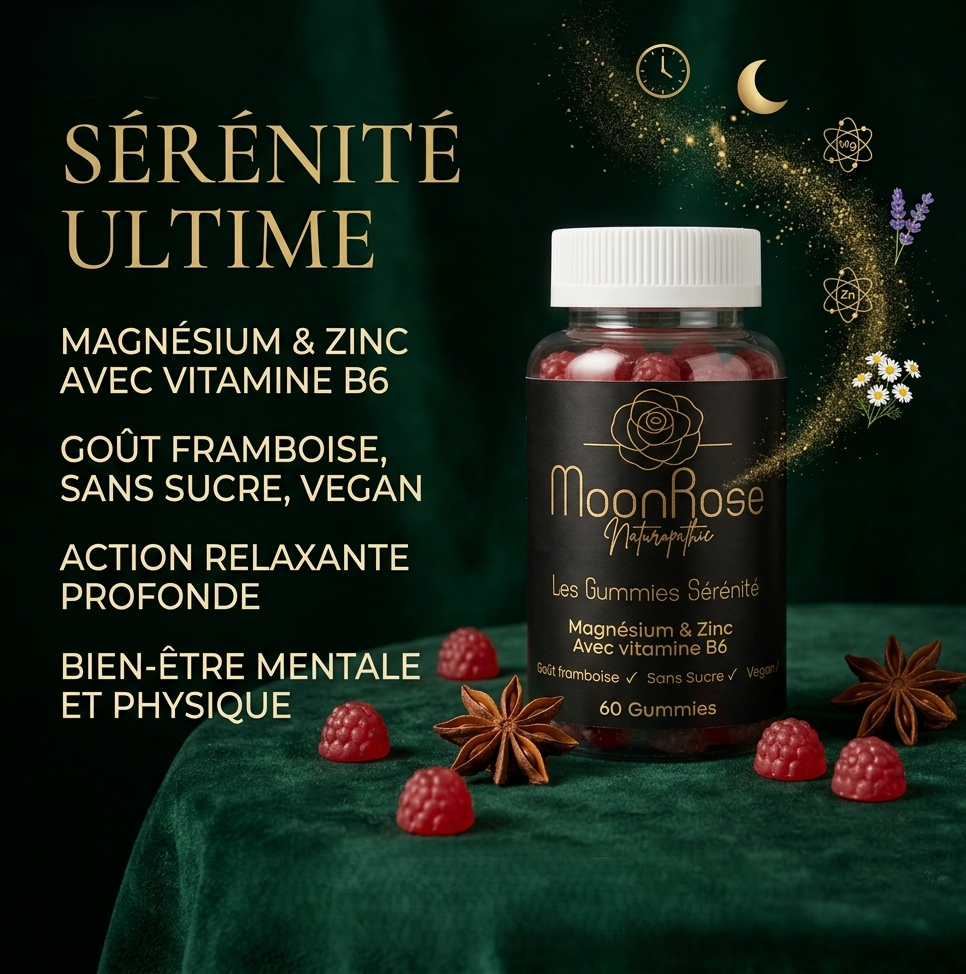 Gummies Magnésium, Zinc & Vitamine B6 – 60 gummies