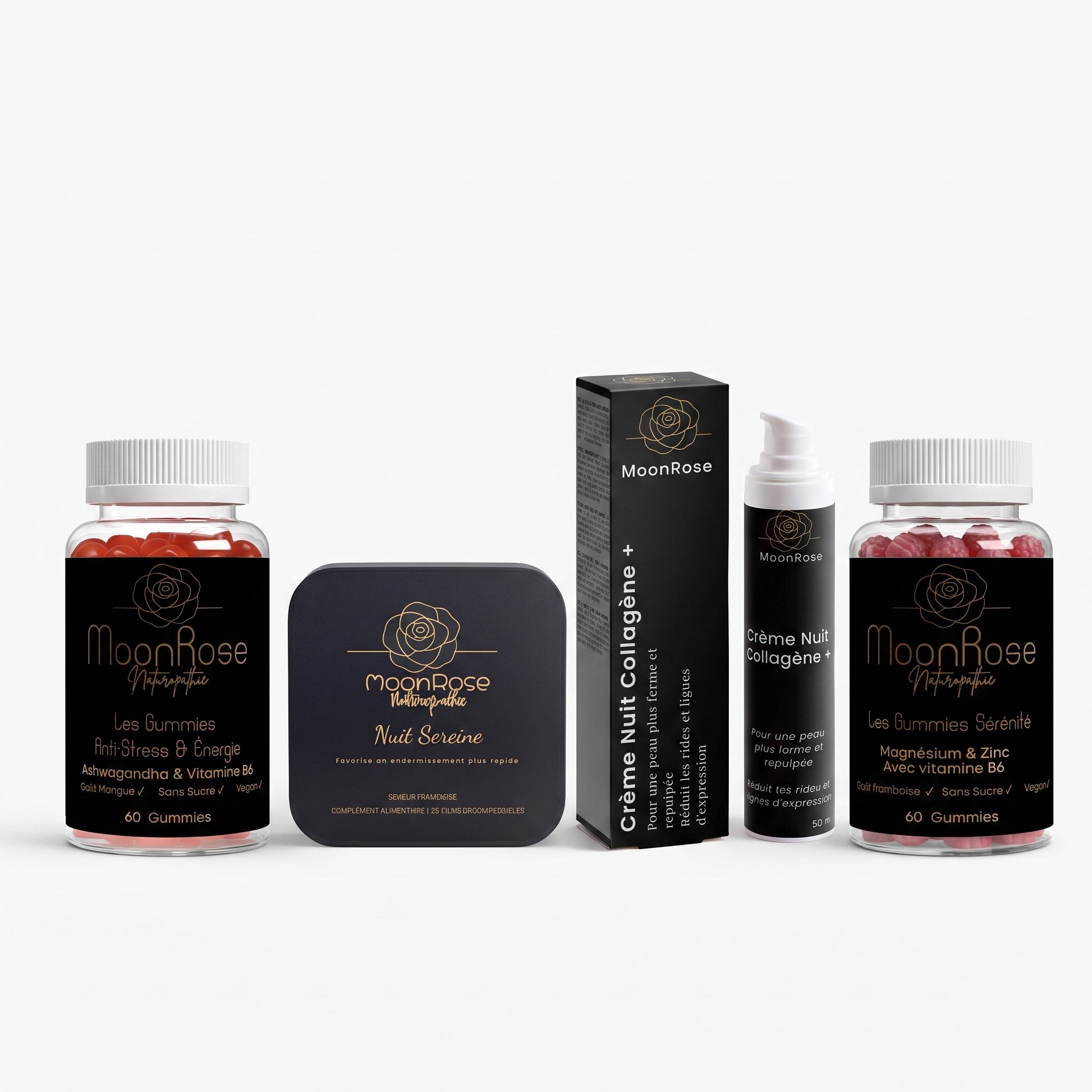 Inside/Out : Rituel Sérénité Profonde & Éclat — Le Quartet Soin & Sommeil MoonRose