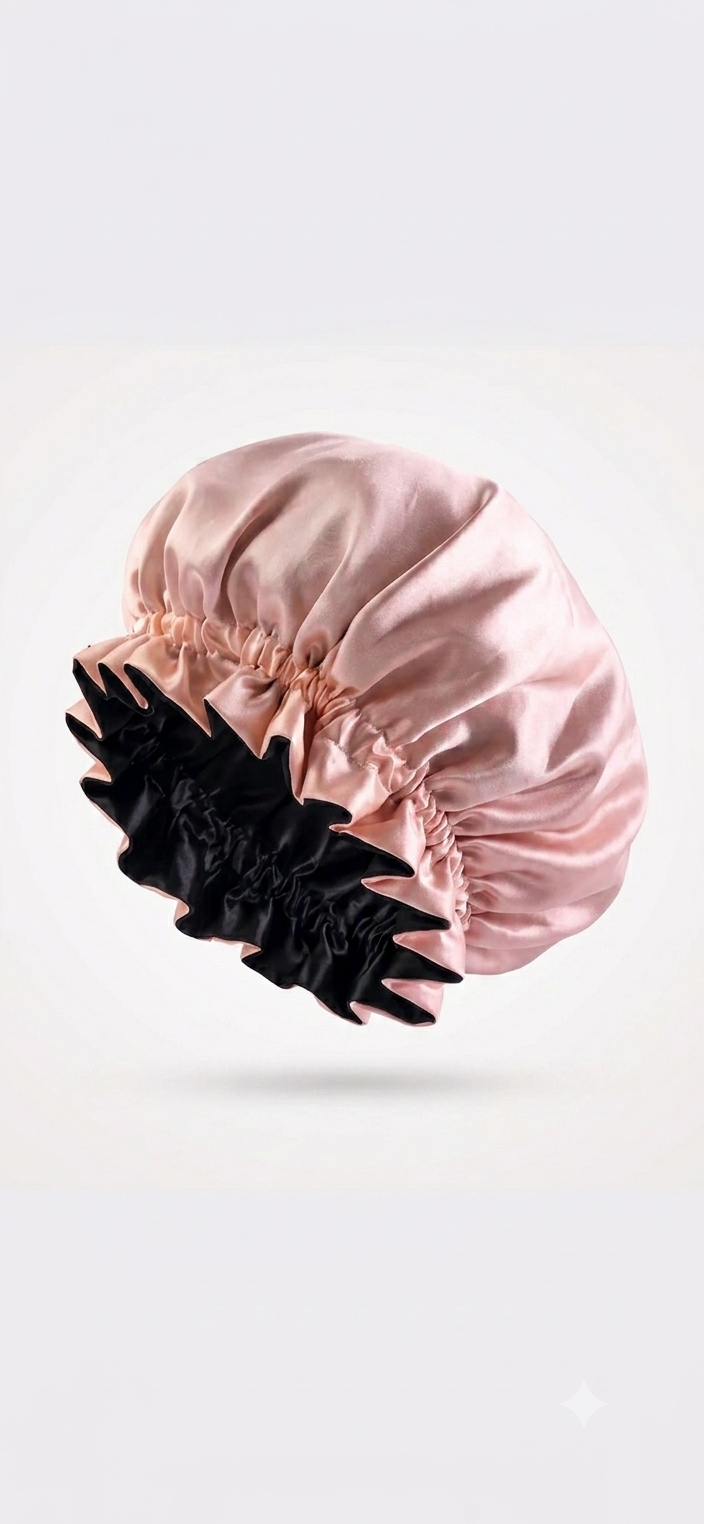 Bonnet de Nuit en Satin Premium – Protection & Soin Capillaire