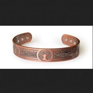 Copper Magnetic Bracelet – Tree of Life & Magnetic Clasp