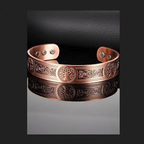 Copper Magnetic Bracelet – Tree of Life & Magnetic Clasp
