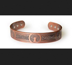 Copper Magnetic Bracelet – Tree of Life & Magnetic Clasp