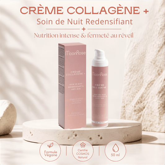 Crème Collagène+ Anti-Âge Nuit - MoonRose