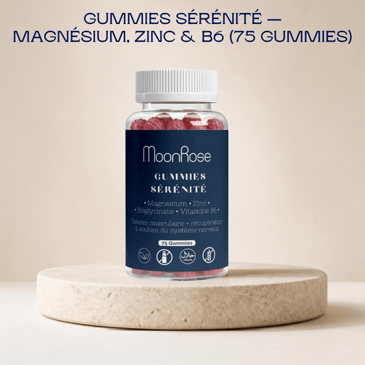 Gummies Sérénité - Magnésium, Zinc & Vitamine B6 - cure 1 mois - MoonRose
