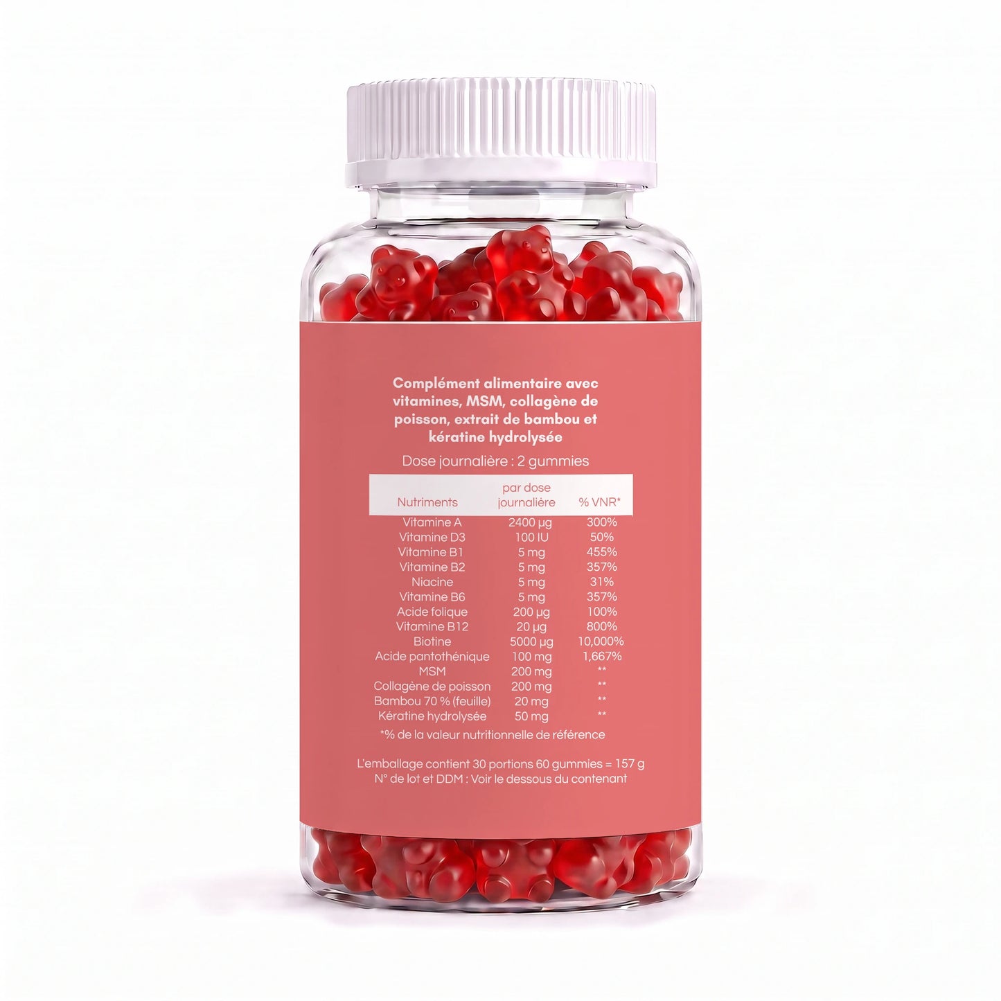 Gummies Éclat Asolu — 60 Gummies