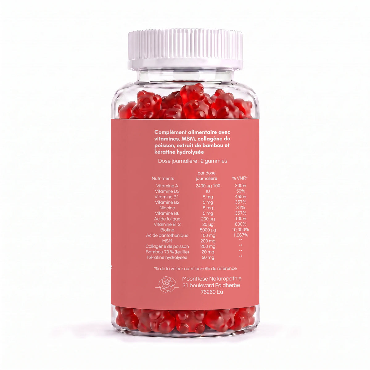 Gummies Éclat Asolu — 60 Gummies