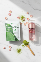 Kit Énergie Matcha — Bouteille Infuseur + Poudre de Matcha