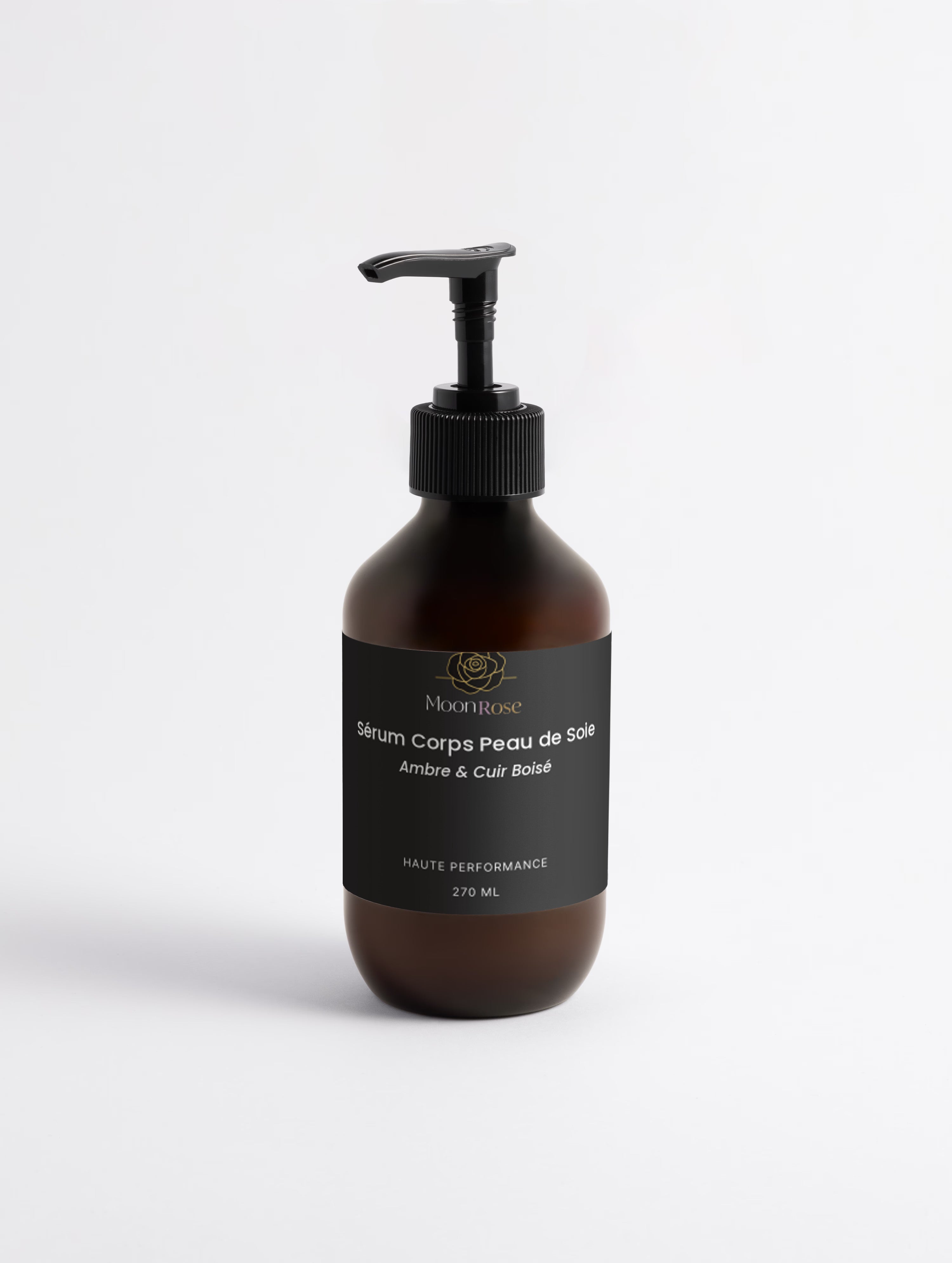 Sérum Corps Peau de Soie — Ambre & Cuir Boisé