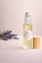 Roll-On Huile essentielle de Lavande MoonRose pour le visage, flacon de 10 ml, applicateur roll-on pratique et facile à utiliser