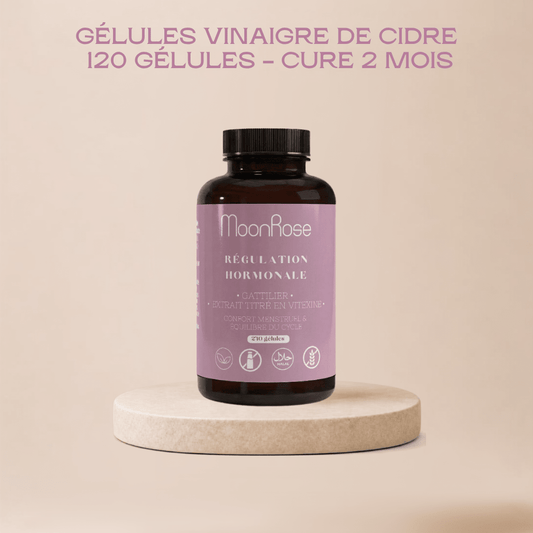 Régulation Hormonale Gattilier - 240 capsules - Cure 4 mois - MoonRose