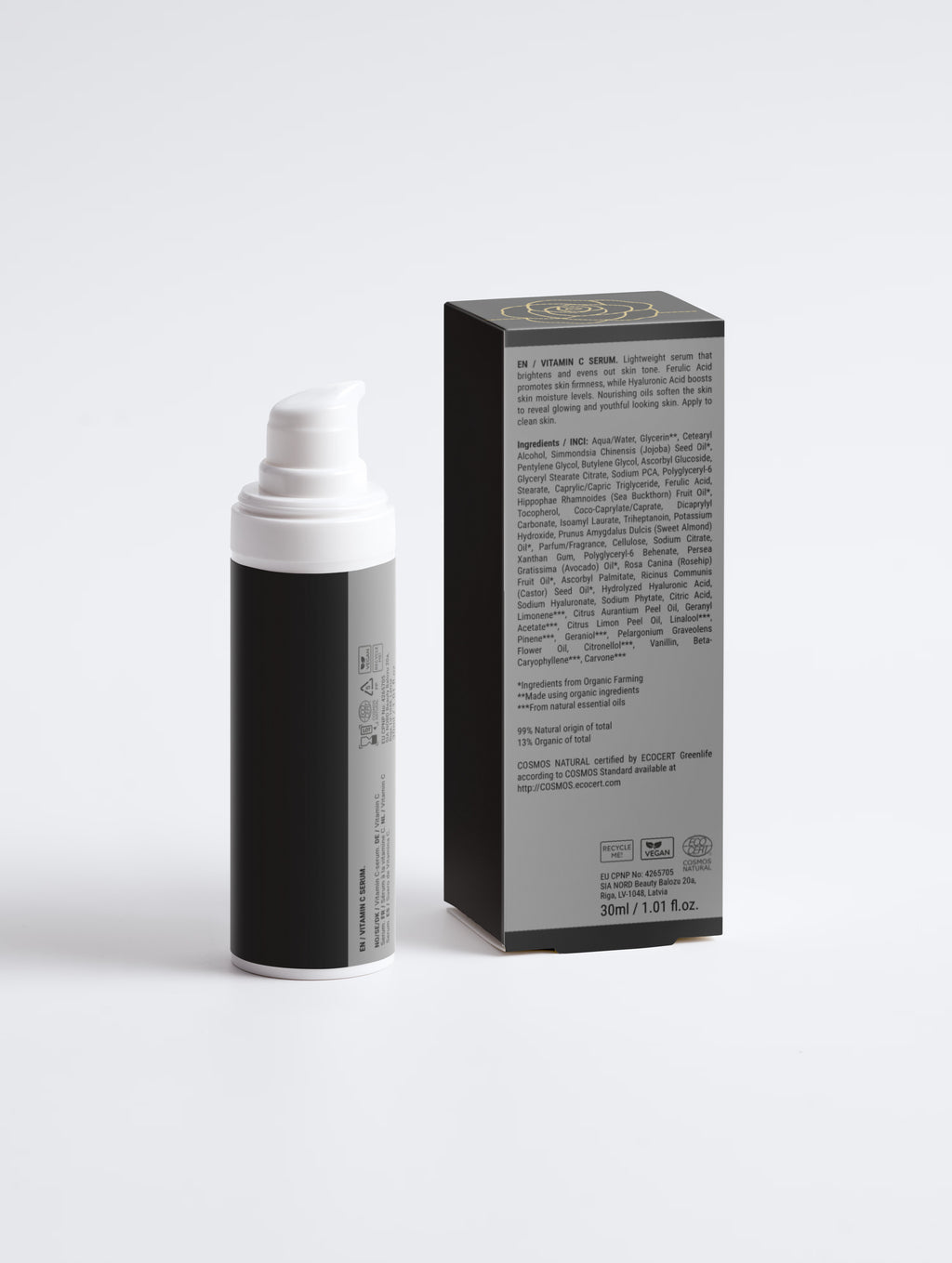 Sérum Booster Éclat — Vitamine C 2% & Acide Férulique